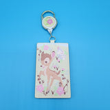 Loungefly Disney Bambi Thumper Floral Spring Retractable Lanyard ID Holder