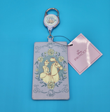 Disney Princess Cinderella with Horse Floral Retractable Lanyard ID Holder