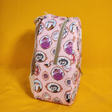 Loungefly Disney Cats Portrait Pink AOP Marie Figaro Dinah Mini Backpack