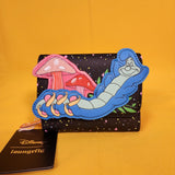 Loungefly Disney Alice in Wonderland Caterpillar Mushroom Fuzzy Flap Wallet