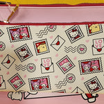 Sanrio Hello Kitty & Friends Love Letter Stamp Cosmetic Bag Pencile Pouches Set