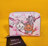 Loungefly Disney The Aristocats Kittens Cherry Blossom Marie Zip Wallet NEW