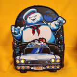 Ghostbusters Stay Puft Man Chasing Ecto - 1 Light UP Mini Backpack