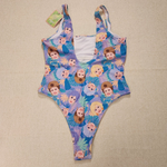 Cakeworthy Golden Girls Swim Suit Bathing Suit One Piece Purple AOP 2XL