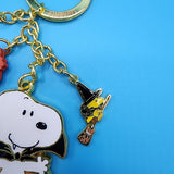 Peanuts Snoopy & Woodstock Vampire Halloween Fall Keychain Charm