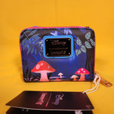 Loungefly Disney Alice in Wonderland Caterpillar Mushroom Fuzzy Flap Wallet