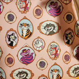 Loungefly Disney Cats Portrait Pink AOP Marie Figaro Dinah Mini Backpack