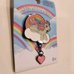 My Little Pony Heart Dangle Rainbow Glitter Enamel Pin
