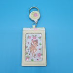 Loungefly Disney Bambi Thumper Floral Spring Retractable Lanyard ID Holder