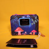 Loungefly Disney Alice in Wonderland Caterpillar Mushroom Fuzzy Flap Wallet
