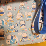Loungefly Sanrio Pekkle Allover Print Blue Mini Backpack
