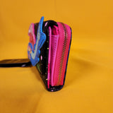 Loungefly Disney Alice in Wonderland Caterpillar Mushroom Fuzzy Flap Wallet