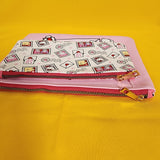 Sanrio Hello Kitty & Friends Love Letter Stamp Cosmetic Bag Pencile Pouches Set
