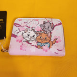 Loungefly Disney The Aristocats Kittens Cherry Blossom Marie Zip Wallet NEW
