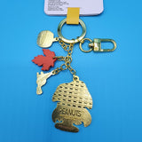 Peanuts Snoopy & Woodstock Vampire Halloween Fall Keychain Charm