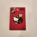 Hello Kitty & Keroppi Globe Stained Glass Effect Enamel Pin