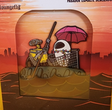 Wall-E Eve Date Night Sliding LE 3" Enamel Pin