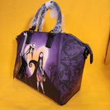 Loungefly The Nightmare Before Christmas Jack & Sally Heart Moon Satchel Handbag