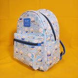Loungefly Sanrio Pekkle Allover Print Blue Mini Backpack