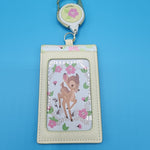Loungefly Disney Bambi Thumper Floral Spring Retractable Lanyard ID Holder