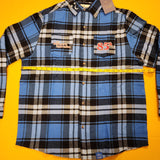 Cakeworthy Disney Fantasia Flannel Sorcerer's Apprentice Blue Unisex XLarge