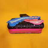 Loungefly Disney Alice in Wonderland Caterpillar Mushroom Fuzzy Flap Wallet