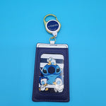 Lilo and Stitch Ducks Striped Retractable Lanyard ID Holder