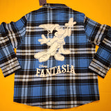 Cakeworthy Disney Fantasia Flannel Sorcerer's Apprentice Blue Unisex XLarge