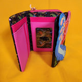 Loungefly Disney Alice in Wonderland Caterpillar Mushroom Fuzzy Flap Wallet