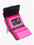 Loungefly Disney Alice in Wonderland Caterpillar Mushroom Fuzzy Flap Wallet