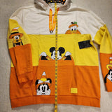Mickey & Friends Candy Corn Halloween Hoodie Unisex XL