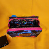 Loungefly Disney Alice in Wonderland Caterpillar Mushroom Fuzzy Flap Wallet