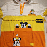 Mickey & Friends Candy Corn Halloween Hoodie Unisex XL