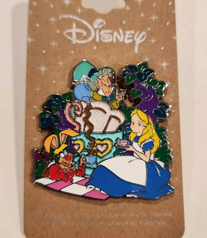 Alice in Wonderland Mad Hatter Tea Party Enamel Pin