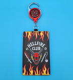 Loungefly Stranger Things Hellfire Club Retractable Lanyard ID Holder