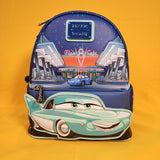 Loungefly Disney Pixar Cars Flo's Cafe Glow-in-the-Dark Mini Backpack