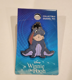 Winnie the Pooh Eeyore Cover Eye Enamel Pin Monogram