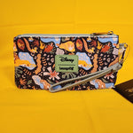 Loungefly Disney Lion King 30th Anniversary AOP Nylon Zip Pouch Wristlet Wallet