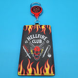 Loungefly Stranger Things Hellfire Club Retractable Lanyard ID Holder