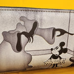 Mickey Haunted House Skeleton Dance Halloween Flap Wallet