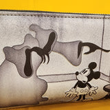 Mickey Haunted House Skeleton Dance Halloween Flap Wallet