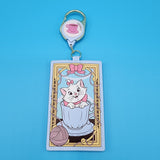 Loungefly Disney Marie Tea Cup Yarn Aristocats Retractable Lanyard ID Holder