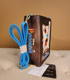 Pinocchio Story Book Convertable Backpack Crossbody Bag