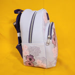 Loungefly Disney Tangled Rapunzel Pastel Flowers Purple Soft Tag Mini Backpack