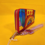 Rainbow Brite Cosplay Rainbow Metallic 80s Cartoon Wristlet Wallet