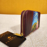 Tangled Rapunzel Tower Gazing Illustrated Lantern Zip Wallet