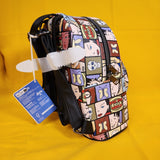Loungefly Daria Grid Skull MTV Soft Tag 90s Cartoon Mini Backpack