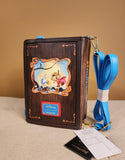 Pinocchio Story Book Convertable Backpack Crossbody Bag