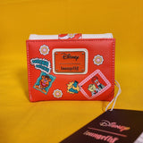 Loungefly The Muppets Character Patches Kermit & Miss Piggy Flap Wallet