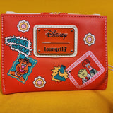 Loungefly The Muppets Character Patches Kermit & Miss Piggy Flap Wallet